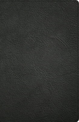 CSB Large Print Personal Size Reference Bible, Optimal Type, Digital Study Edition, Black Genuine Le CSB LP PERSONAL SIZE REF BIBLE 