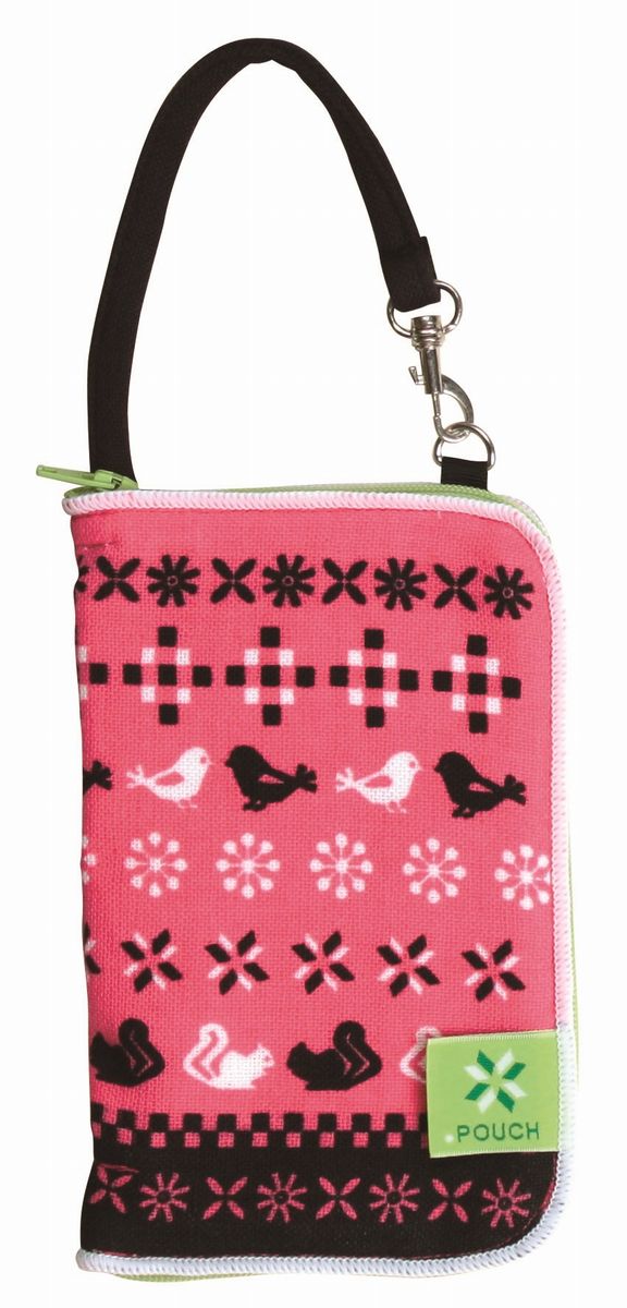 ノルディック　ピンクAD／どっとポーチ　マルチケース