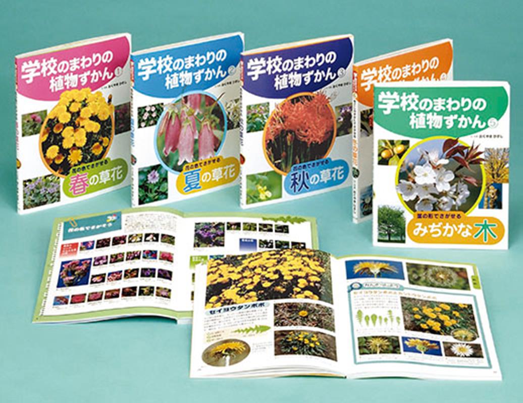 学校のまわりの植物ずかん（全5巻セット） [ おくやまひさし ]