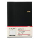 能率 2025年1月始まり手帳 ウィークリー NOLTY(ノルティ) 能率手帳B5月間ブロック(黒) 6126