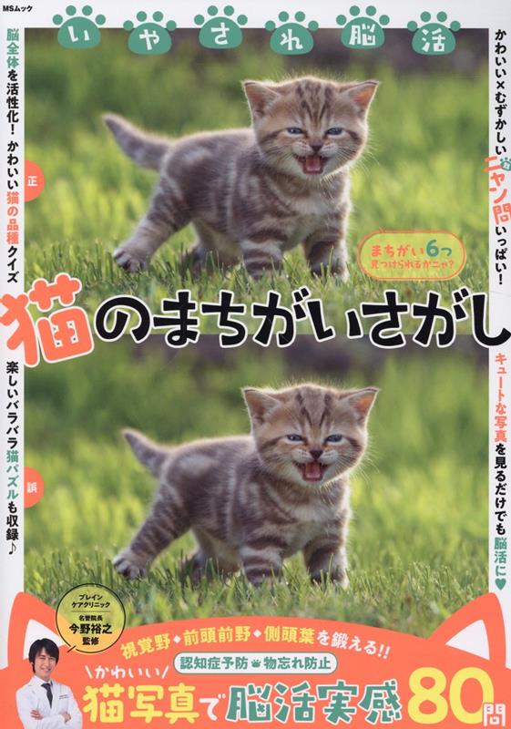 いやされ脳活　猫のまちがいさがし （MSムック）のサムネイル