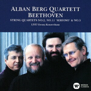 ベートーヴェン:弦楽四重奏曲 第2番、第11番「セリオーソ」&第5番(1989年ライヴ)