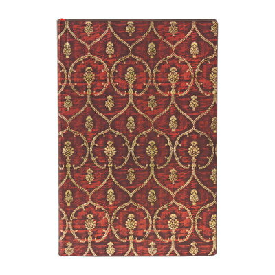 Paperblanks Red Velvet Softcover Flexi Mini Lined Elastic Band Closure 208 Pg 80 GSM PAPERBLANKS RED VELVET SOFTCOV [ Paperblanks ]