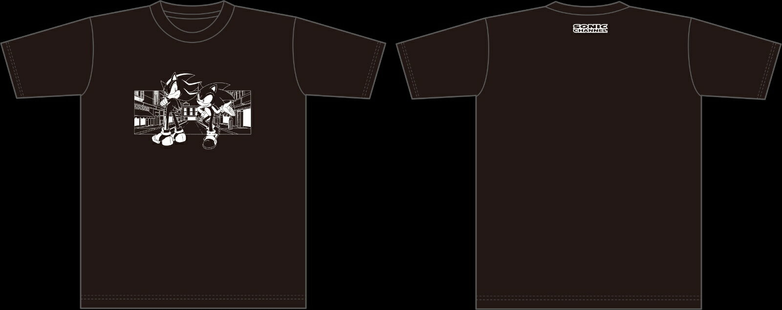 『ソニック・ザ・ヘッジホッグ』かべがみカバーストーリー Tシャツ ＜ソニック＆シャドウ＞ L