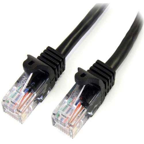 カテゴリ5e LANケーブル（Cat5e） RJ45コネクタ（ツメ折れ防止カバー付き） 5m ブラック
