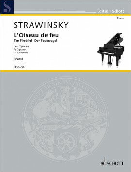 【輸入楽譜】ストラヴィンスキー, Igor: 管弦楽組曲「火の鳥」 (1919年版)/2台ピアノ用編曲/Wastor編