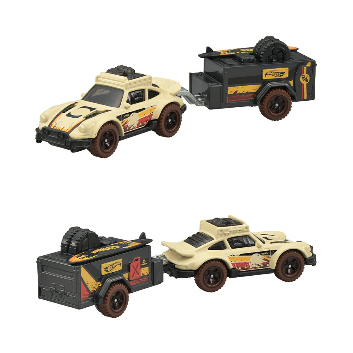 ホットウィール(Hot Wheels)　トラック フリートアソート 乗り物おもちゃ ミニカー 6台入り BOX販売 3歳から マルチ HYT56-986D 2