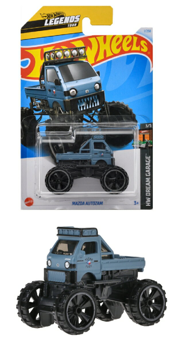ホットウィール(Hot Wheels) ベーシックカー マツダ オートザム 乗り物おもちゃ 3歳から ブルー HXP99