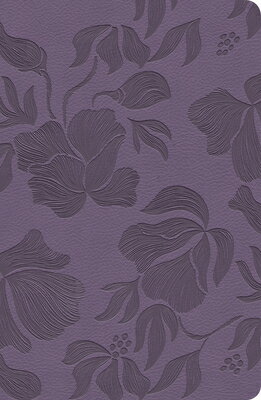 CSB Large Print Personal Size Reference Bible, Optimal Type, Digital Study Edition, Purple Leatherto CSB LP PERSONAL SIZE REF BIBLE 