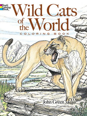 WILD CATS OF THE WORLD COLORING BOOK [ JOHN GREEN ]