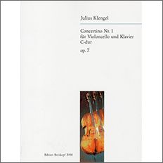 【輸入楽譜】クレンゲル, Julius: 小協奏曲 第1番 ハ長調 Op.7