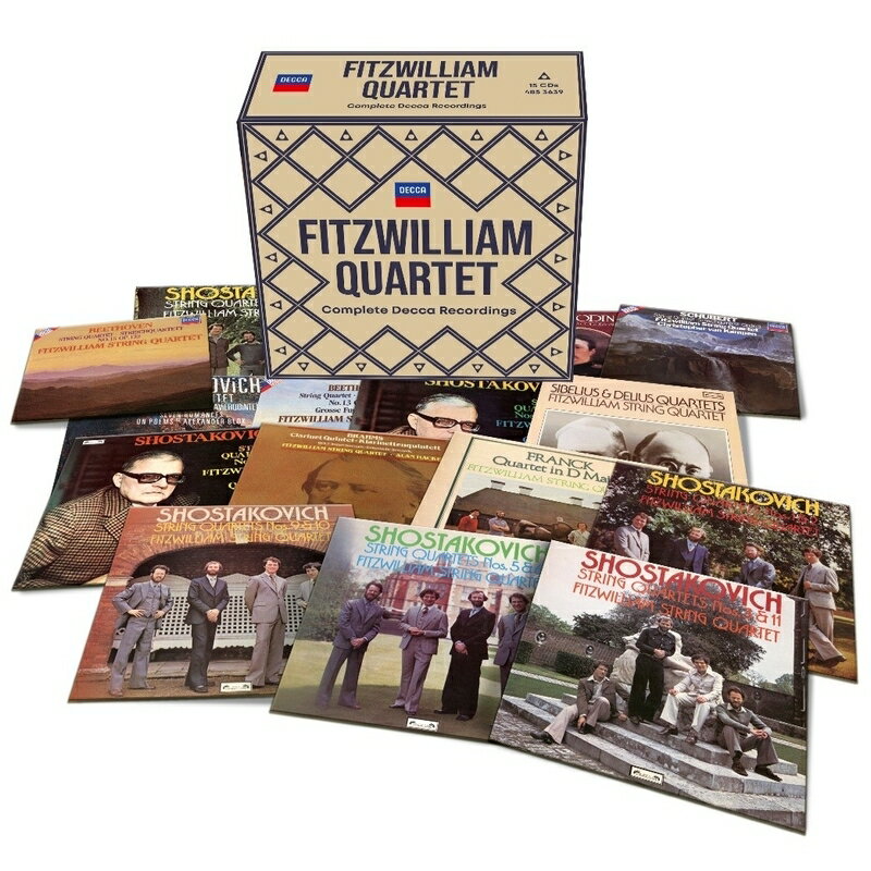 弦楽四重奏曲集value 発売日：2023年04月22日 予約締切日：2023年04月18日 Fitzwilliam String Quartet : Complete decca recordings (15CD) JAN：0028948536399 4853639 Decca *cl* CD クラシック 室内楽曲 輸入盤
