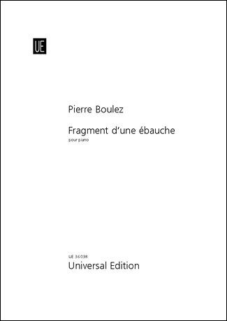 【輸入楽譜】ブーレーズ, Pierre: スケッチの断片