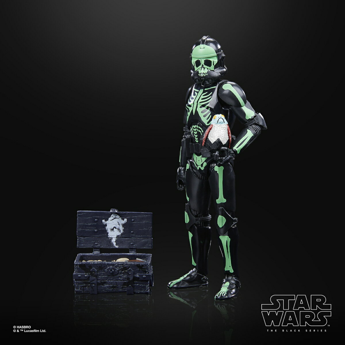 ハズブロ（Hasbro）スター・ウォーズ STAR WARS ブラックシリーズ クローン・トルーパー（ハロウィンエディション）コレクション用 6インチ（15cm）サイズ アクションフィギュア ホリデーテーマ 対象年齢4才以上 F5608 正規品