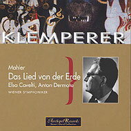 【輸入盤】Das Lied Von Der Erde: Klemperer / Vso ('51)