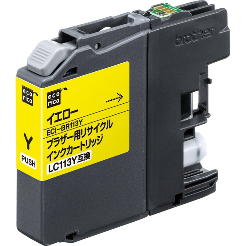 ブラザー LC113Y対応リサイクルインク イエロー

【対応純正型番】
LC113Y

【適合機種】
DCP-J4210N / DCP-J4215N / MFC-J4510N / MFC-J4810DN / MFC-J4910CDW / MFC-J6570CDW / MFC-J6573CDW / MFC-J6770CDW / MFC-J6970CDW / MFC-J6973CDW / MFC-J6975CDW