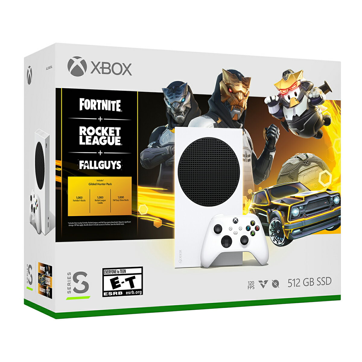 Xbox Series S (Fortnite, Rocket League, Fall Guys 同梱版)