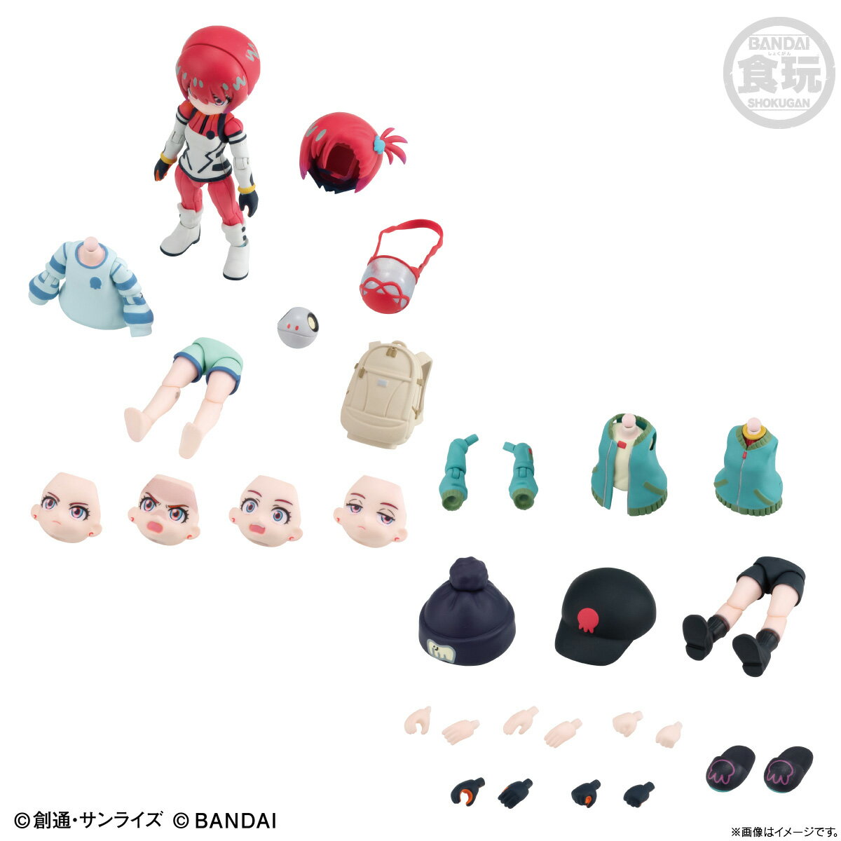 リンクトラベラーズ 『機動戦士Gundam GQuuuuuuX』ノ世界 マチュコーディネートセット (食玩)