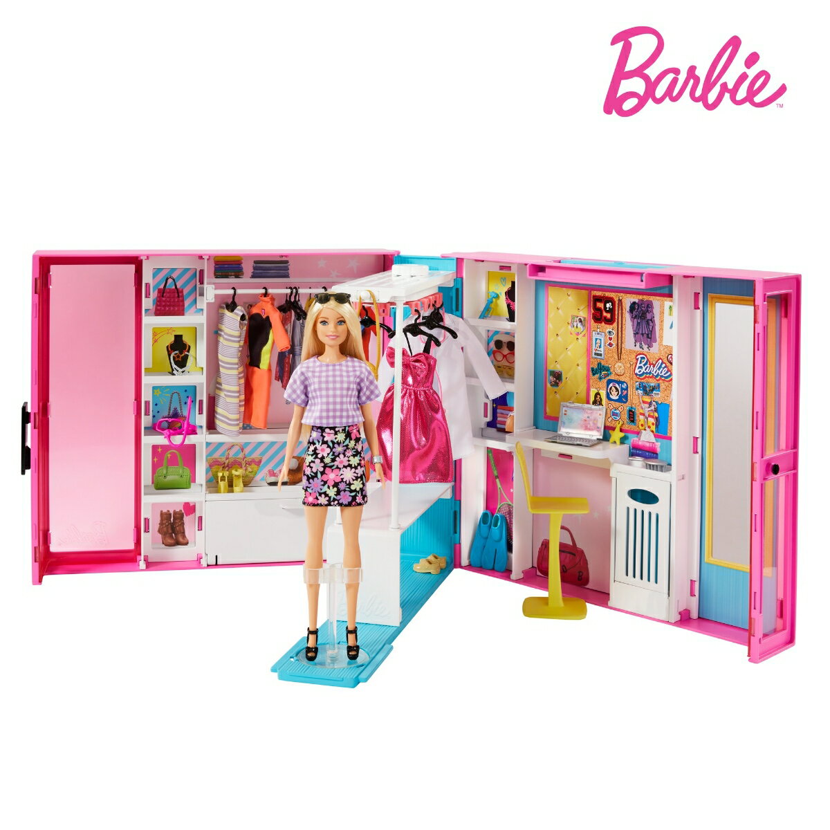 バービー(Barbie) バービードリームクローゼット【ドール＆アクセサリー付き】 GBK10
