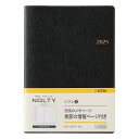 能率 2025年1月始まり手帳 ウィークリー NOLTY(ノルティ) リフレ1(ブラック) 6236