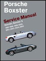 The Porsche Boxster Service Manual: 1997-2004 covers the 1997 through 2004 model year Boxster and Boxster S. Bentley repair manuals provide the highest level of clarity and comprehensiveness for service and repair procedures. If you're looking for better understanding of your Boxster, look no further than Bentley. Engines covered in this Porsche repair manual: * 1997-1999 Porsche Boxster: 2.5 liter (M96/20) * 2000-2004 Porsche Boxster: 2.7 liter (M96/22, M96/23) * 2000-2004 Porsche Boxster S: 3.2 liter (M96/21, M96/24) Manual transmissions covered: * Porsche Boxster: 5-speed (G86/00 and G86/01) * Porsche Boxster S: 6-speed (G86/20) Automatic transmissions covered: * 1997-1999 Porsche Boxster: A86/00 * 2000-2004 Porsche Boxster: A86/05 * 2000-2004 Porsche Boxster S: A86/20