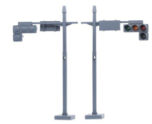 1/24 ガレージ&ツールシリーズ 交通信号機(車両用/歩行者用)セット 【GT35】 (プラモデル)