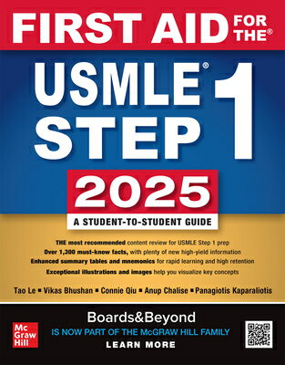 First Aid for the USMLE Step 1 2025 1ST AID FOR THE USMLE STEP 1 2 [ Tao Le ]のサムネイル
