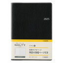 能率 2025年1月始まり手帳 ウィークリー NOLTY(ノルティ) リフレ6(ブラック) 6265