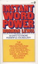 INSTANT WORD POWER(A) [ NORMAN LEWIS ]