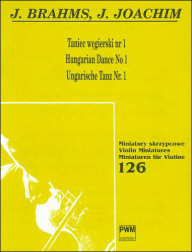 【輸入楽譜】ブラームス, Johannes: ハンガリー舞曲 第1番/ヨーゼフ・ヨアヒムによるバイオリンとピアノ用編曲版/Uminska編