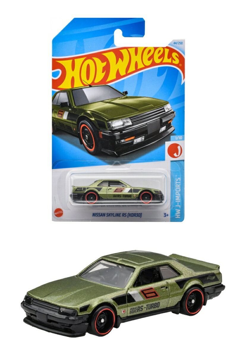 ホットウィール(Hot Wheels) 　ベーシックカー 日産 スカイライン RS (KDR30) 乗り物おもちゃ ミニカー 3歳から HXR03