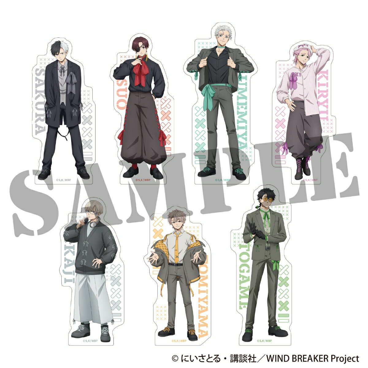 WIND BREAKER ステッカーセット モード・リュバンver.【グッズ】