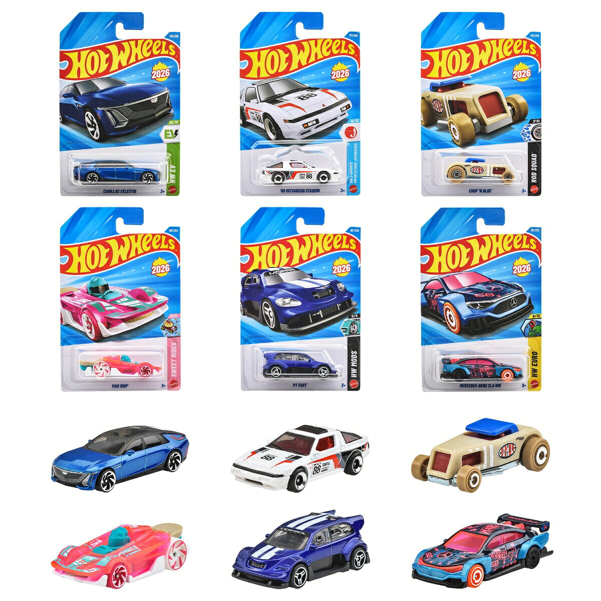 ホットウィール(Hot Wheels) ベーシックカー Jアソート ミニカー 1:64スケール 36台 BOX販売 3歳から C4982-98RJ
