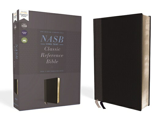 Nasb, Classic Reference Bible, Leathersoft, Black, Red Letter, 1995 Text, Comfort Print NASB CLASSIC REF BIBLE LEATHER [ Zondervan ]