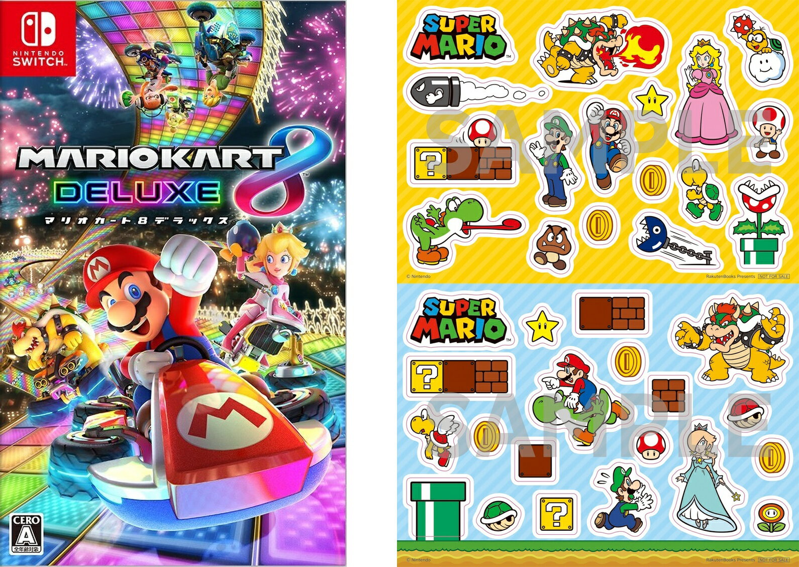 

あらゆる場所がサーキット！
レース、バトル、すべてがデラックス！



今までにないキャラクター・マシン・コースが加わり、『マリオカート8』がデラックスに！



バトルモードも充実し、家でも、外でも、オンラインでも、熱い対戦を味わえます。
アイテムを2つ持てるようになるなど、戦略性もアップしました。



&copy;2017 Nintendo2018年9月以降、インターネットを通じたオンラインプレイのご利用は有料となります。対象外のソフトもございますので、詳細は各ソフトの公式ホームページをご覧ください。