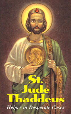 Patron of Hopeless Cases," this inspiring booklet tells all that is known of hirn. Apostle, cousin of Jesus and martyr with St. Simon in Persia, The Saint Catholics most often turn to in desperate cases. Tells how he worked miracles, defeated two magicians, converted thousands (including kings), and was martyred. (5-1.50 ea.; 10-1.25 ea.; 25-1.00 ea.; 50-.80 ea.; 100-.60 ea.).