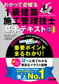 過去８年間の一次検定（学科試験）の出題箇所にアンダーライン＆出題年度表示だから、重要ポイントまるわかり！赤シート対応。ぱっと見てわかる豊富なイラスト図解。