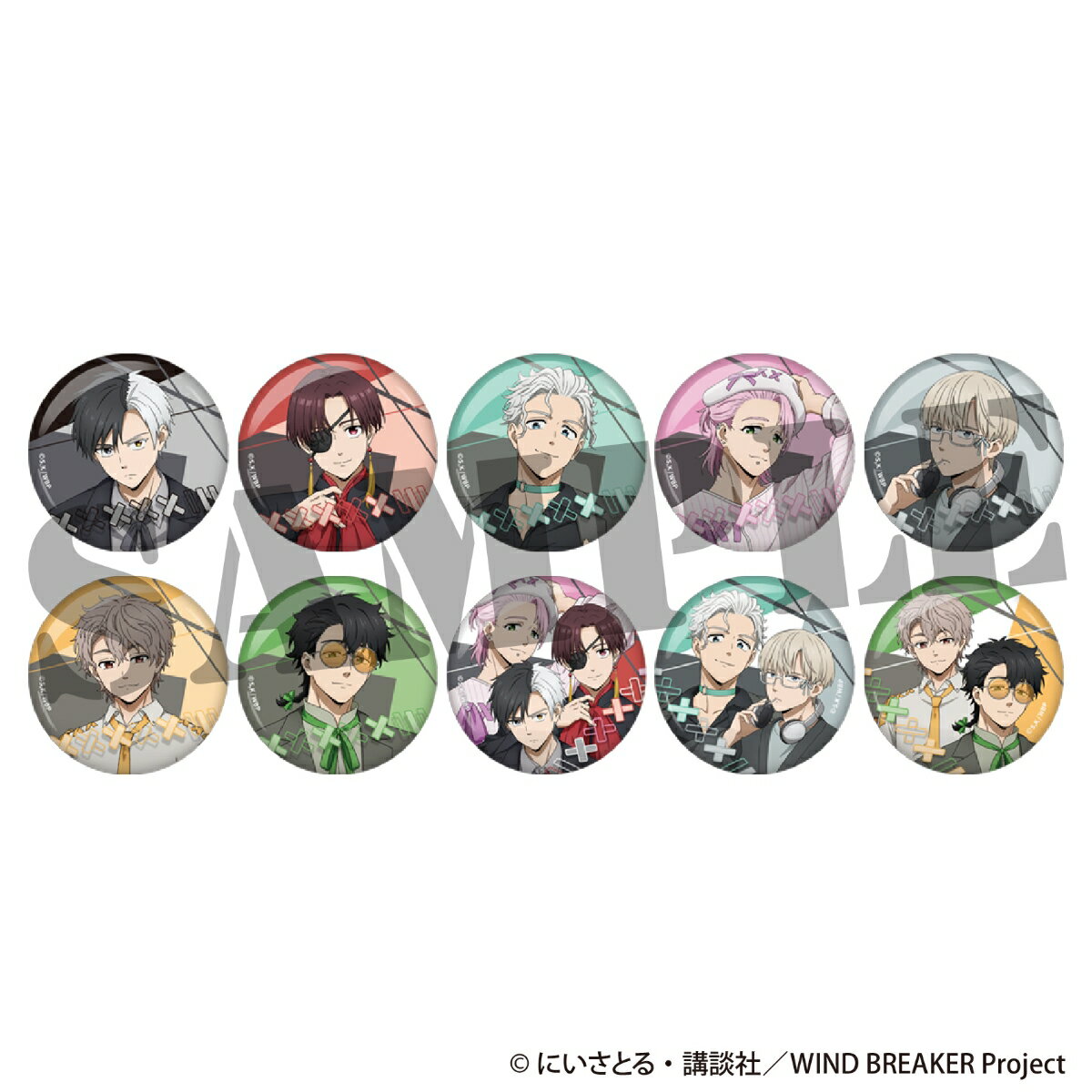 WIND BREAKER トレーディング缶バッジ モード・リュバンver.【BOX】【グッズ】