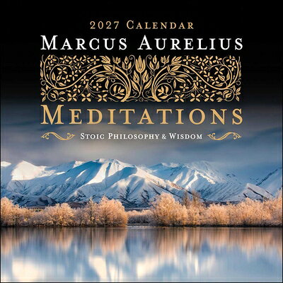 Marcus Aurelius Meditations 2027 Wall Calendar: Stoic Philosophy and Wisdom