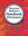 You're most likely to want a dictionary when you're reading or writing. Merriam-Webster's Notebook Dictionary gives you the reference information you need in a convenient, slim-line format that fits easily into your three-ring binder to give you language resources when and where you need them most. The dictionary has 40,000 entries for widely-used words.