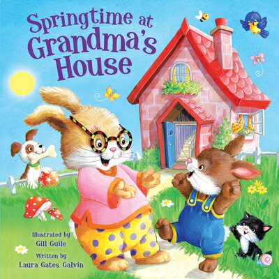 Springtime at Grandma's House: Padded Board Book SPRINGTIME AT GRANDMAS HOUSE P [ Kidsbooks Publishing ]