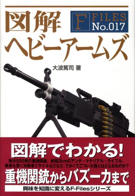 本書で扱うのは「ゴツくてデッカイ」「圧倒的パワーを誇る」火器類です。具体的には「機関銃」や「大口径拳銃＆ライフル」をはじめ「グレネードランチャー」「小型迫撃砲」「携帯ロケットランチャー」「爆発物」などなど。