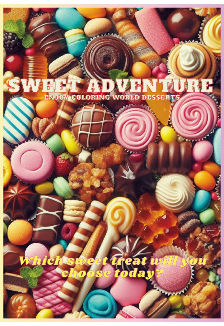【POD】Sweet Adventure: Enjoy Coloring World Desserts