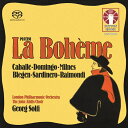 【輸入盤】『ボエーム』全曲　ゲオルグ・ショルティ＆ロンドン・フィル、モンセラート・カバリエ、プラシド・ドミンゴ、他（1973　ステレオ）（2SAC [ プッチーニ (1858-1924) ]