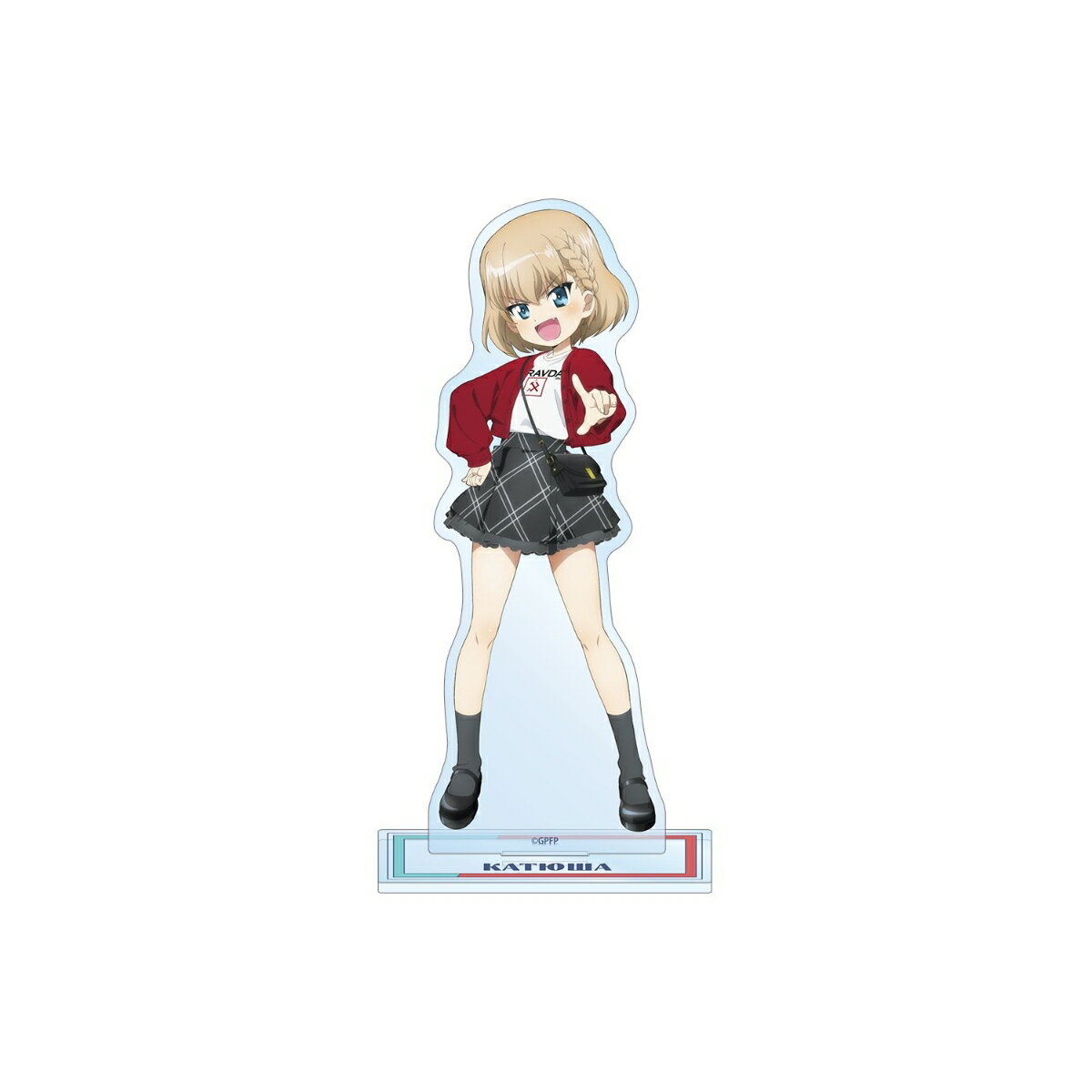 ガールズ＆パンツァー 最終章描き下ろし カチューシャ デート私服ver. BIGアクリルスタンド