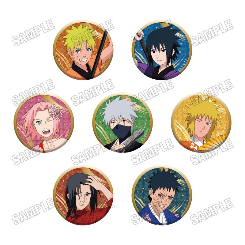 TVアニメ『NARUTO-ナルトー 疾風伝』 描き下ろし缶バッジコレクション【演舞ver．】