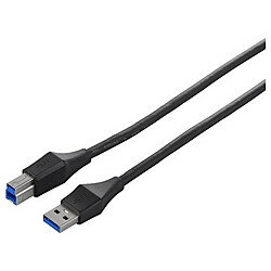 コネクター USB3.0 A to B ケーブル 3m ブラック