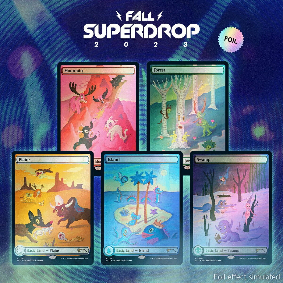 マジック：ザ・ギャザリング Secret Lair Fall Superdrop 2023 Featuring: Gary Baseman Foil Edition　【クレジットカード決済限定】