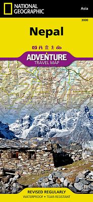 Nepal Map MAP-NEPAL MAP 2019/E （National Geographic Adventure Map） 