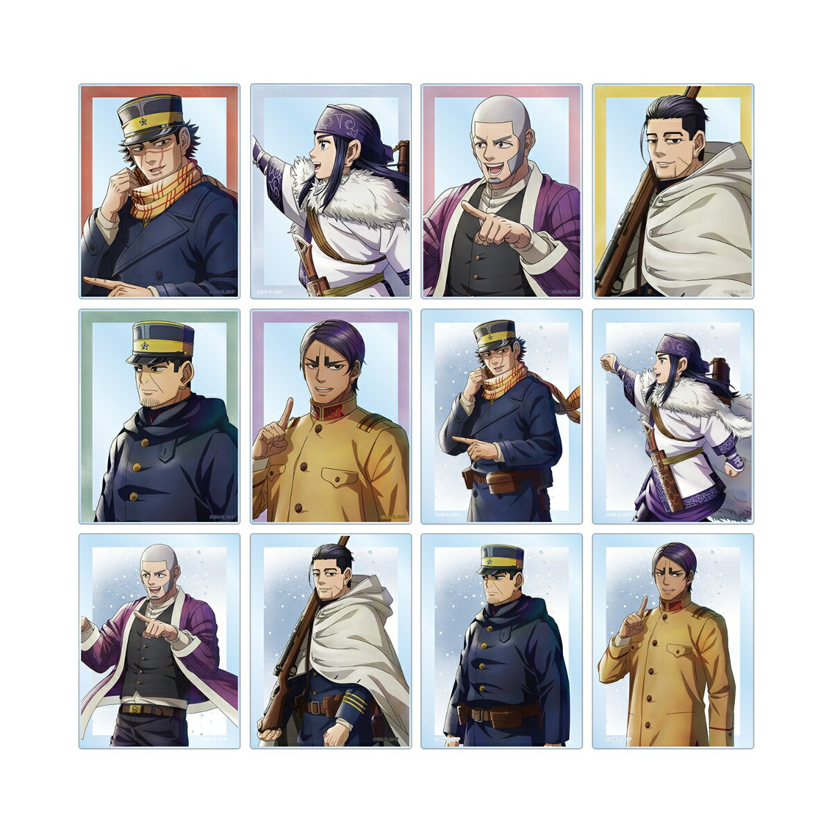 TVアニメ『ゴールデンカムイ』描き下ろし 歩みver. トレーディングアクリルカード(BOX＝12入)